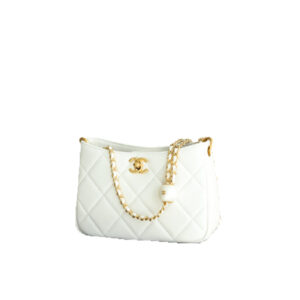 Túi Chanel 23A Hobo Bag White Lambskin Best Quality