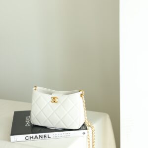 Túi Chanel 23A Hobo Bag White Lambskin Best Quality