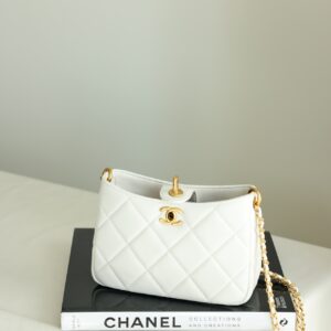 Túi Chanel 23A Hobo Bag White Lambskin Best Quality