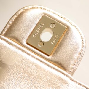 Túi Chanel 24C Mini Flap Bag With Star Coin Purse Gold 24cm