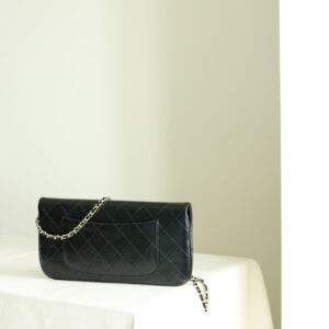 Túi Chanel 31 Wallet On Chain Shiny Calfskin Black