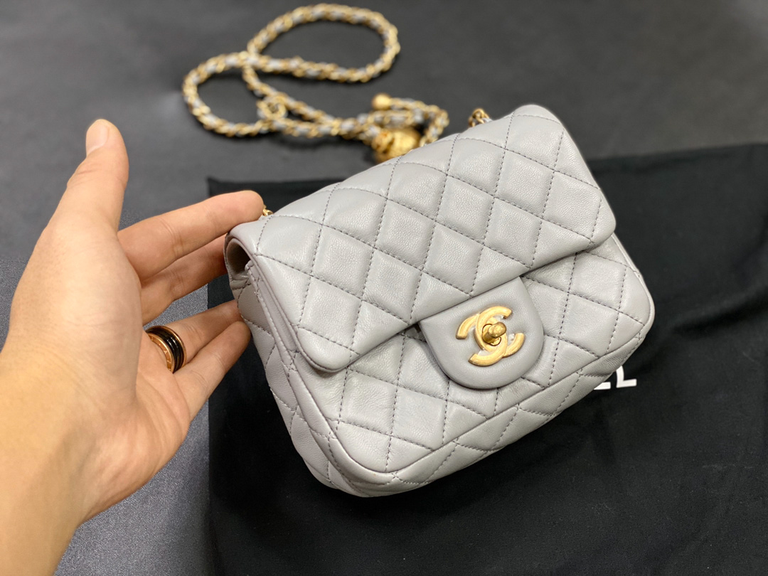 Túi Chanel Charm Mini 7 Grey