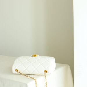 Túi Chanel Flap Bag Caviar White