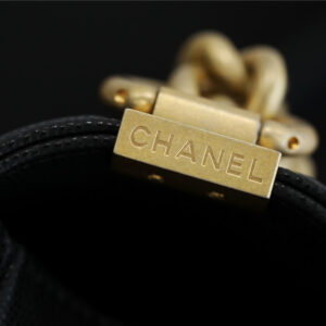 Túi Chanel Leboy Caviar Gold Black Medium