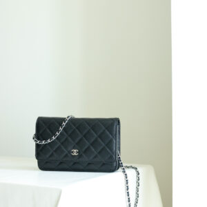 Túi Chanel WOC wallet on chain Katun Bag Black