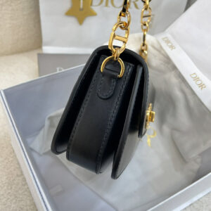 Túi Christian Dior 30 Montaigne Avenue Bag Dusty Ivory Box Black Calfskin