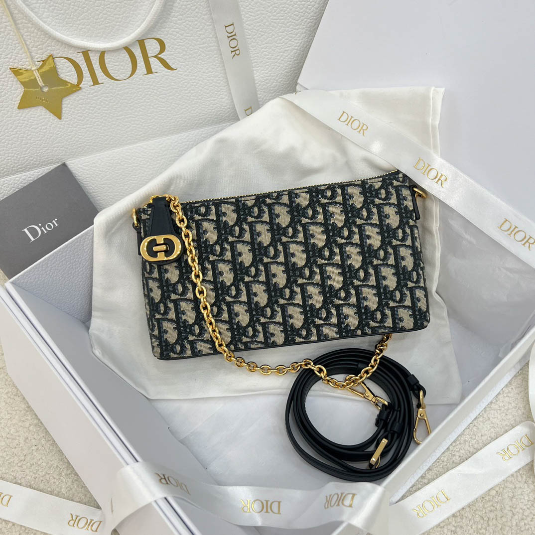 Túi Dior 30 Montaigne Midi Mini Bag 'Blue'