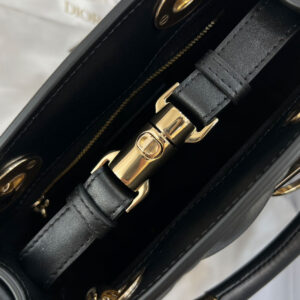 Túi Dior Lady Mini Black Leather Bag