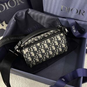 Túi Dior Mini Roller Messenger Bag Beige Dior Grained