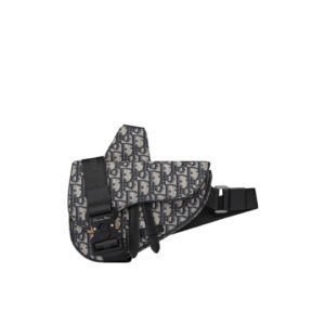 Túi Dior Mini Saddle Dior Oblique Jacquard 'Beige Black'
