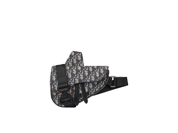 Túi Dior Mini Saddle Dior Oblique Jacquard 'Beige Black'