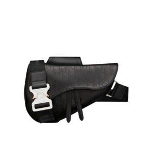 Túi Dior Saddle Bag Black Oblique Galaxy
