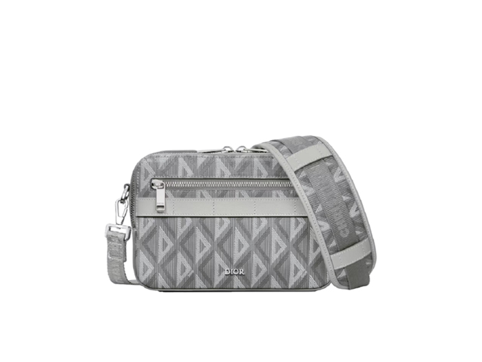 Túi Dior Safari Bag Strap ‘Gray CD Diamond’