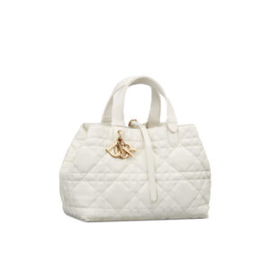 Túi Dior Toujours Bag Powder White Macrocannage Calfskin