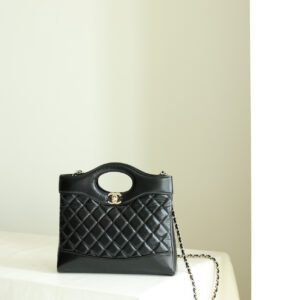 Túi Đeo Chéo Nữ Chanel CC C31 Mini Leather Logo Handbags