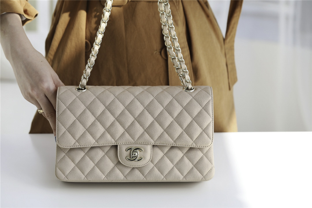 Túi Đeo Chéo Nữ Chanel Classic Small Handbag Ecru