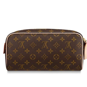 Túi Đựng Đồ Louis Vuitton LV Dopp Kit Monogram Eclipse Brown