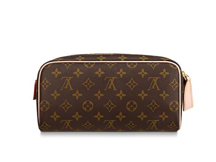 Túi Đựng Đồ Louis Vuitton LV Dopp Kit Monogram Eclipse Brown