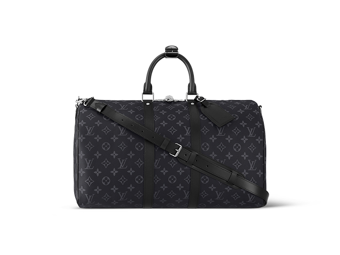 Túi Keepall Bandoulière 45 Monogram Eclipse Black (45 x 27 x 20 cm)