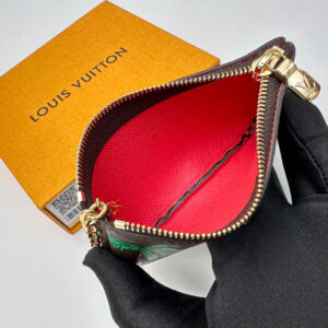 Túi Louis Vuitton Monogram Unisex Canvas Street Style Leather Small Wallet