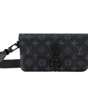 Túi Louis Vuitton Montsouris Wearable Wallet Monogram Eclipse Coated Canvas