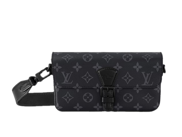 Túi Louis Vuitton Montsouris Wearable Wallet Monogram Eclipse Coated Canvas