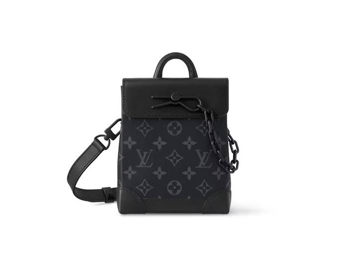 Túi Louis Vuitton Nano Steamer Monogram Eclipse Coated Canvas