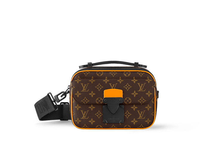 Túi Louis Vuitton S-Lock Messenger Monogram Macassar Radiant Sun