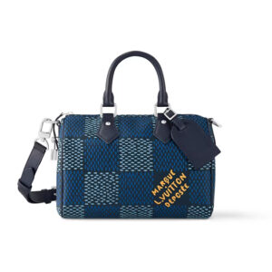 Túi Louis Vuitton Speedy 25 Bandoulière Damier Heritage Blue