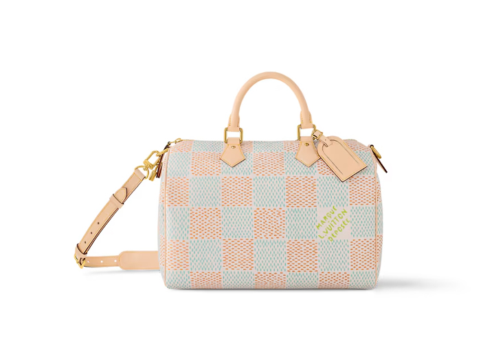 Túi Louis Vuitton Speedy 40 Bandoulière Damier Heritage White