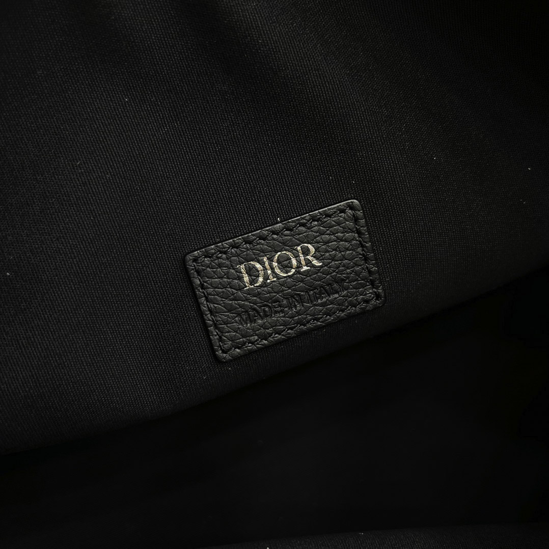 Túi Nam Dior Toiletry Bag Black Monogram