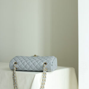 Túi Xách Chanel Classic Small Double Flap Bag Light Blue Caviar Light Gold Hardware