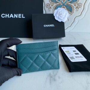 Ví Card Holder Classic Chanel Green