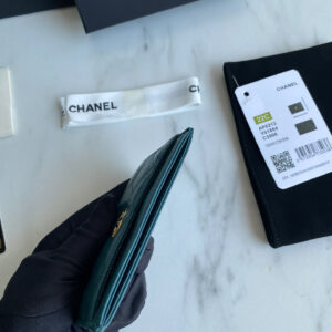 Ví Card Holder Classic Chanel Green