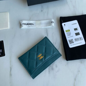 Ví Card Holder Classic Chanel Green