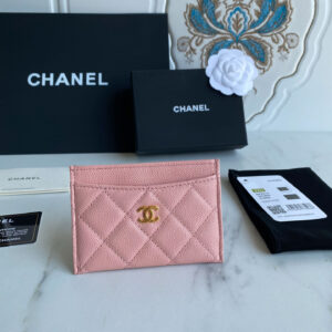 Ví Card Holder Classic Chanel Pink