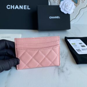 Ví Card Holder Classic Chanel Pink