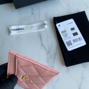 Ví Card Holder Classic Chanel Pink