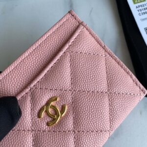 Ví Card Holder Classic Chanel Pink