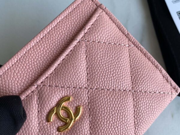 Ví Card Holder Classic Chanel Pink