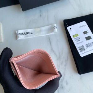 Ví Card Holder Classic Chanel Pink