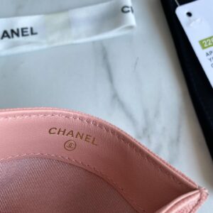 Ví Card Holder Classic Chanel Pink