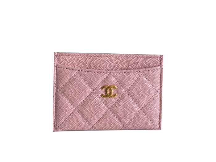 Ví Card Holder Classic Chanel Pink