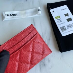 Ví Card Holder Classic Chanel Red