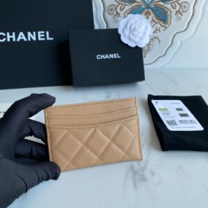 Ví Chanel Classic Card Holder Beige