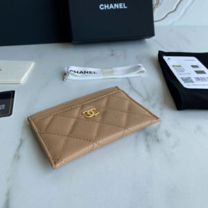 Ví Chanel Classic Card Holder Beige