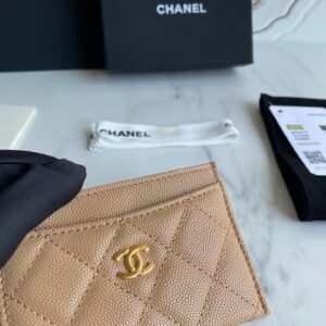 Ví Chanel Classic Card Holder Beige