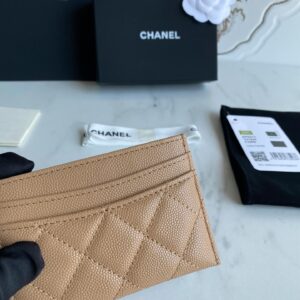 Ví Chanel Classic Card Holder Beige