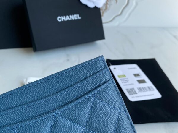 Ví Chanel Classic Card Holder Blue