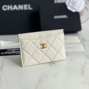 Ví Chanel Classic Card Holder White